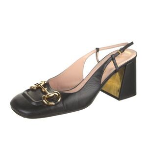 Gucci Leather Slingback Heels